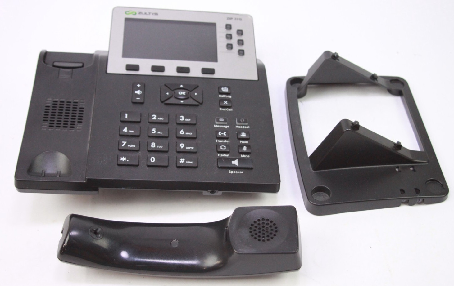 ZULTYS ZIP 37G ADVANCED COLOR GIGABIT IP BUSINESS PHONE T4-C12 READ