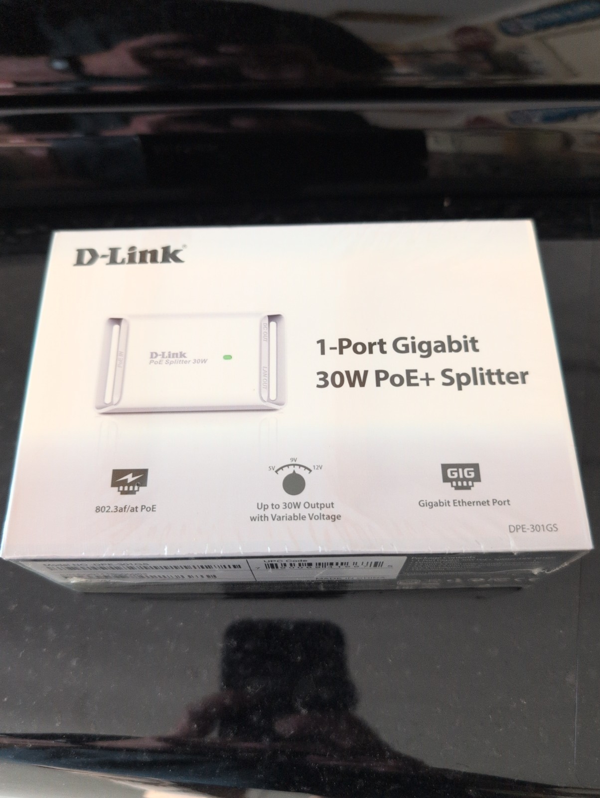 D-Link DPE-301GS 1Port Gigabit PoE Splitter Ver A1