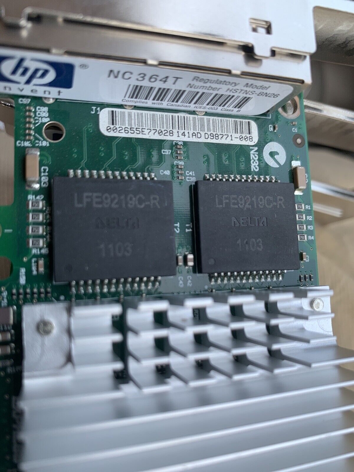 HP NC364T Quad Port Server Adapter PCI-E EXPI9404PTL HP 436431-001 435506-001