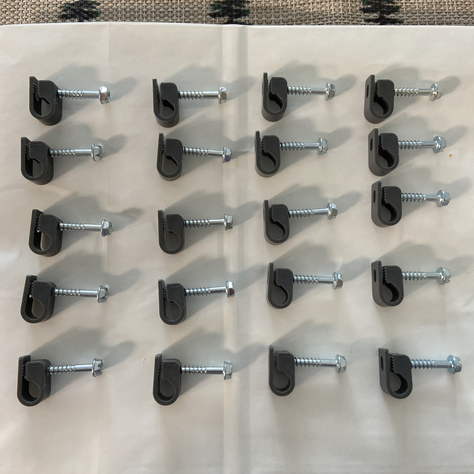 Starlink Cable Routing Kit Screws Clamps for Starlink Canle Strap Wire Clip (40)