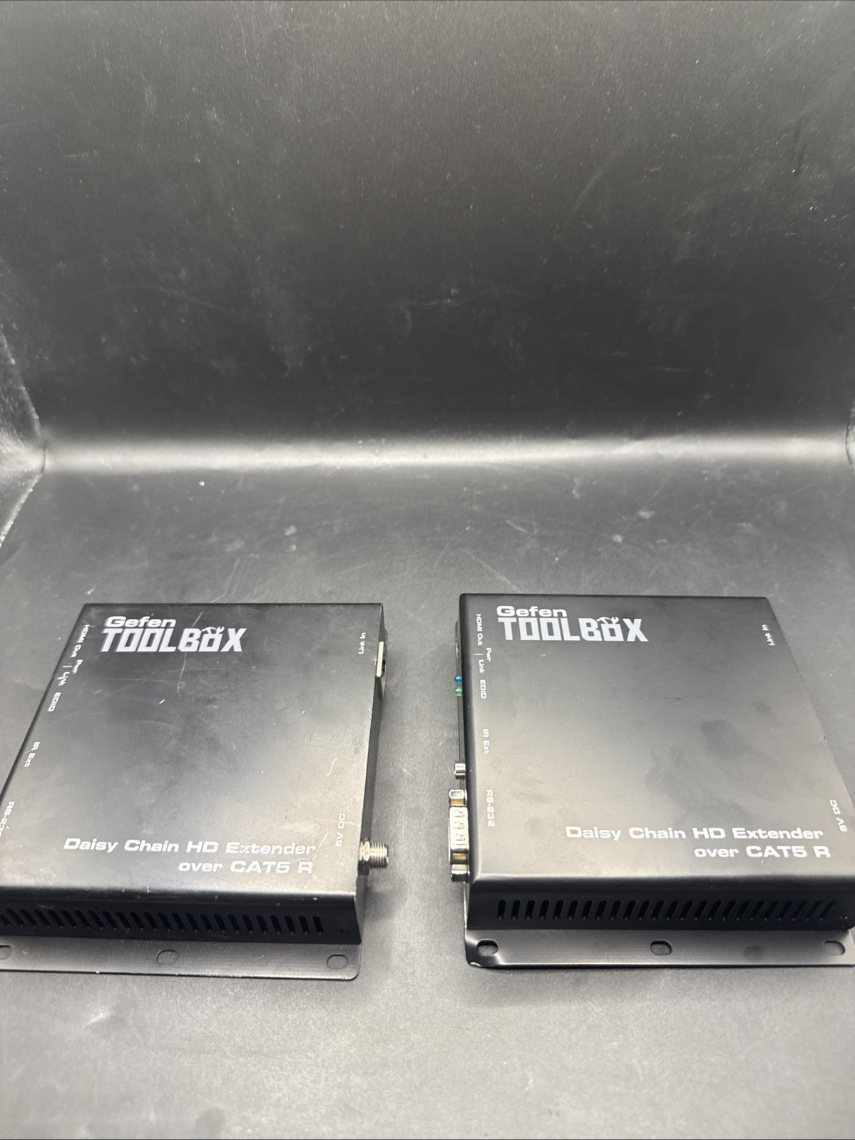 Lot Of 2 Gefen GBT-HD-DCR-BLK Daisy Chain HD Extender over CAT5 R
