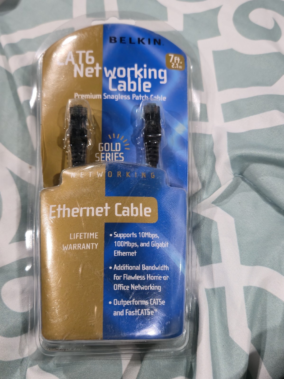 Belkin CAT6 Ethernet Cable 25 ft Gold Series Cable LOT OF 6