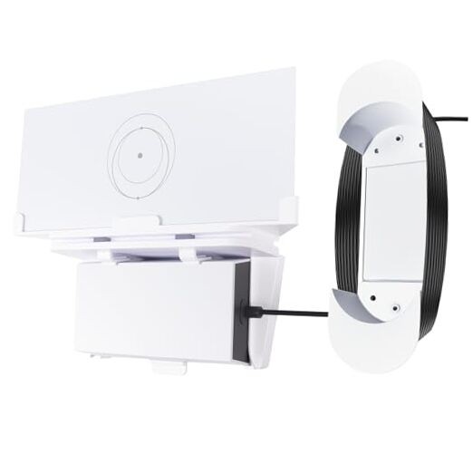 Starlink Gen 3 Router with Power Supply Mounting Kit & Cable Caddy - White