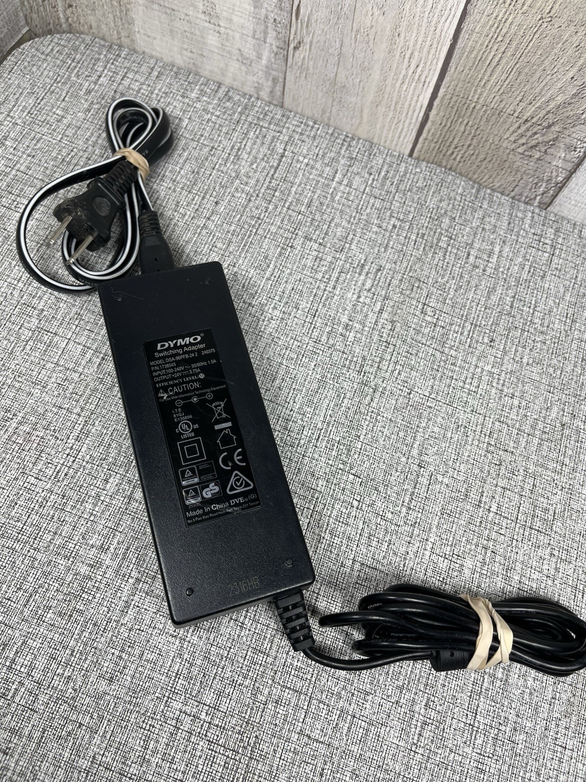 Genuine DYMO 24v 3.75a Power Switching Adapter 1738545 DSA-96PFB-24 2 