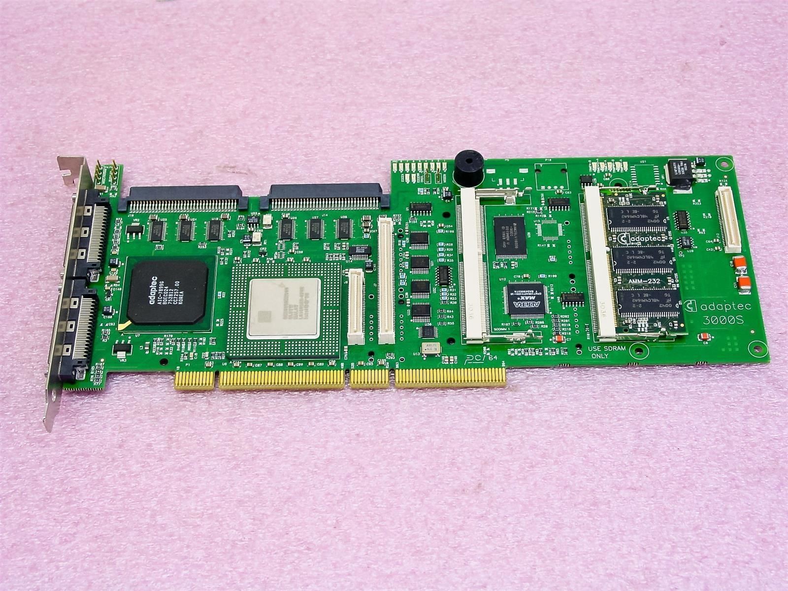 Adaptec 3000S HA-1290-02-2A SCSI RAID Controller PCI Ultra 160 64-Bit