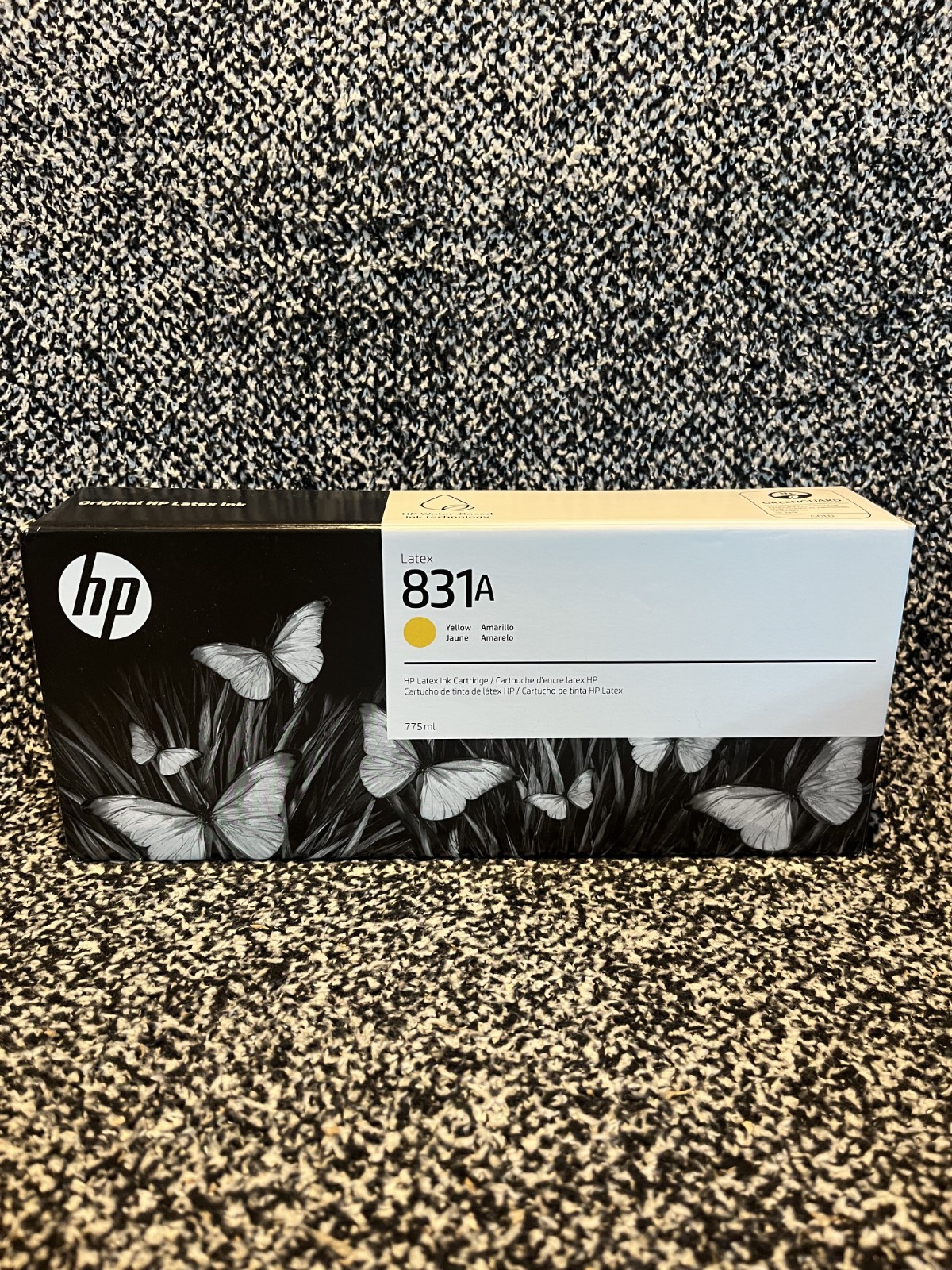 HP 831A New CZ685A Yellow Latex Ink Cartridge Genuine OEM Date: May 2023