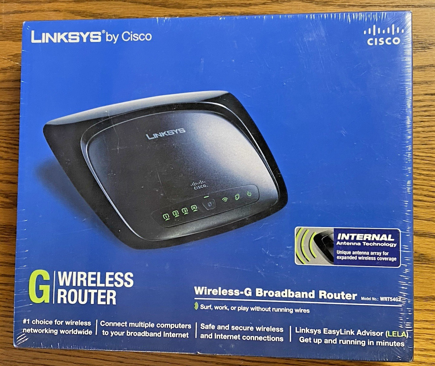Linksys By Cisco Wireless-G Broadband Router Model WRT54G2 Wi-Fi NEW Sealed NOS