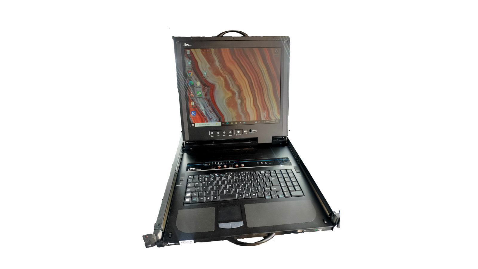 Middle Atlantic RM-KB-LCD17X8KVM - 17" Rackmount LCD Keyboard, 1 RU, 8 Port KVM
