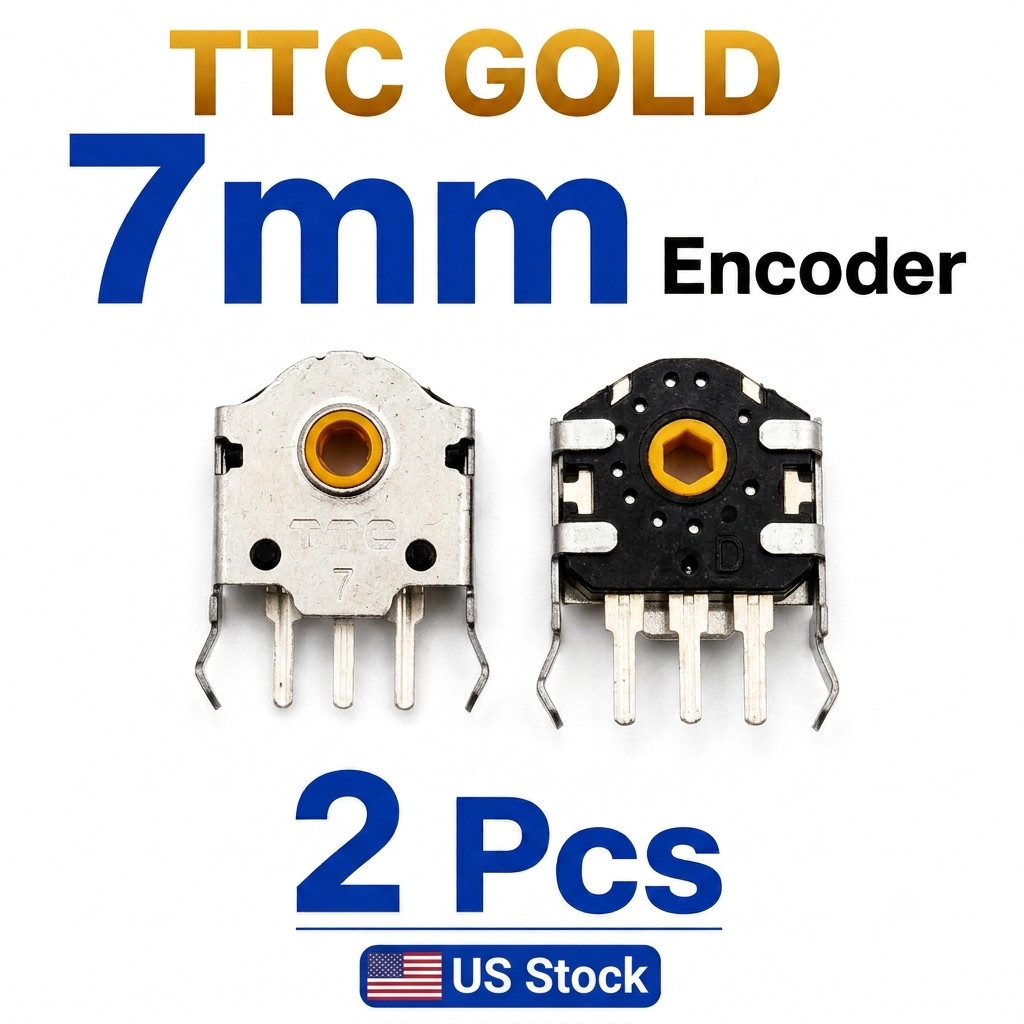 7mm TTC Gold Core Mouse Scroll Wheel Encoder 2pcs gaming mouse replacement