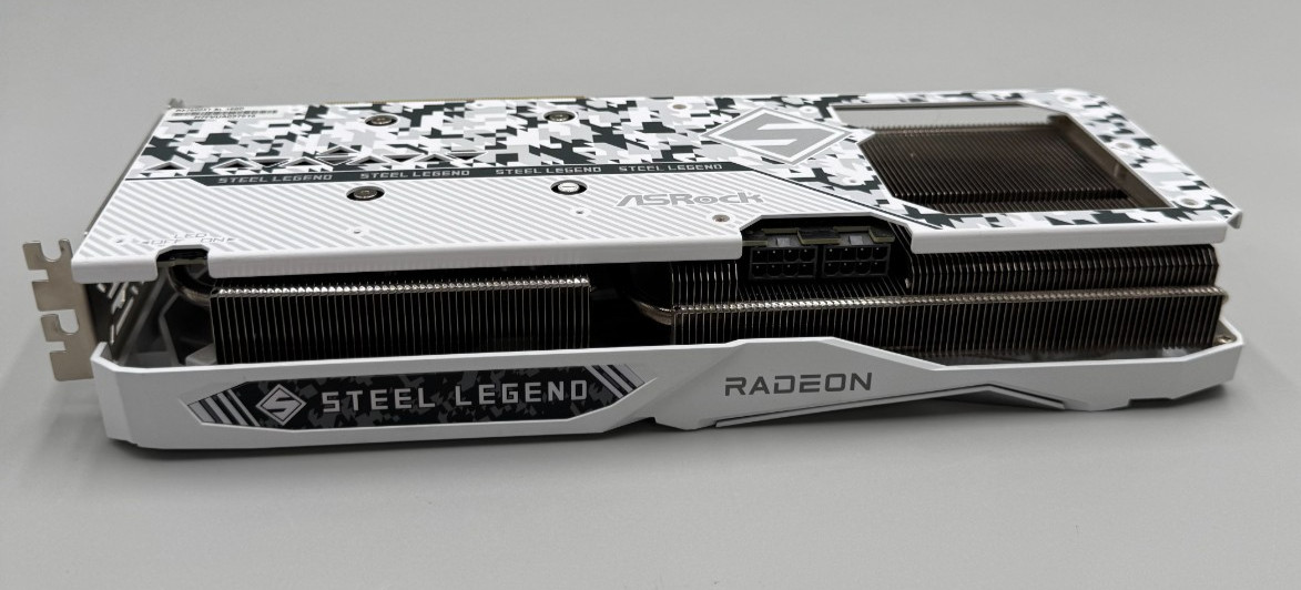 ASRock Steel Legend AMD Radeon X7600XT SL 16G0 Graphics Card White Excellent