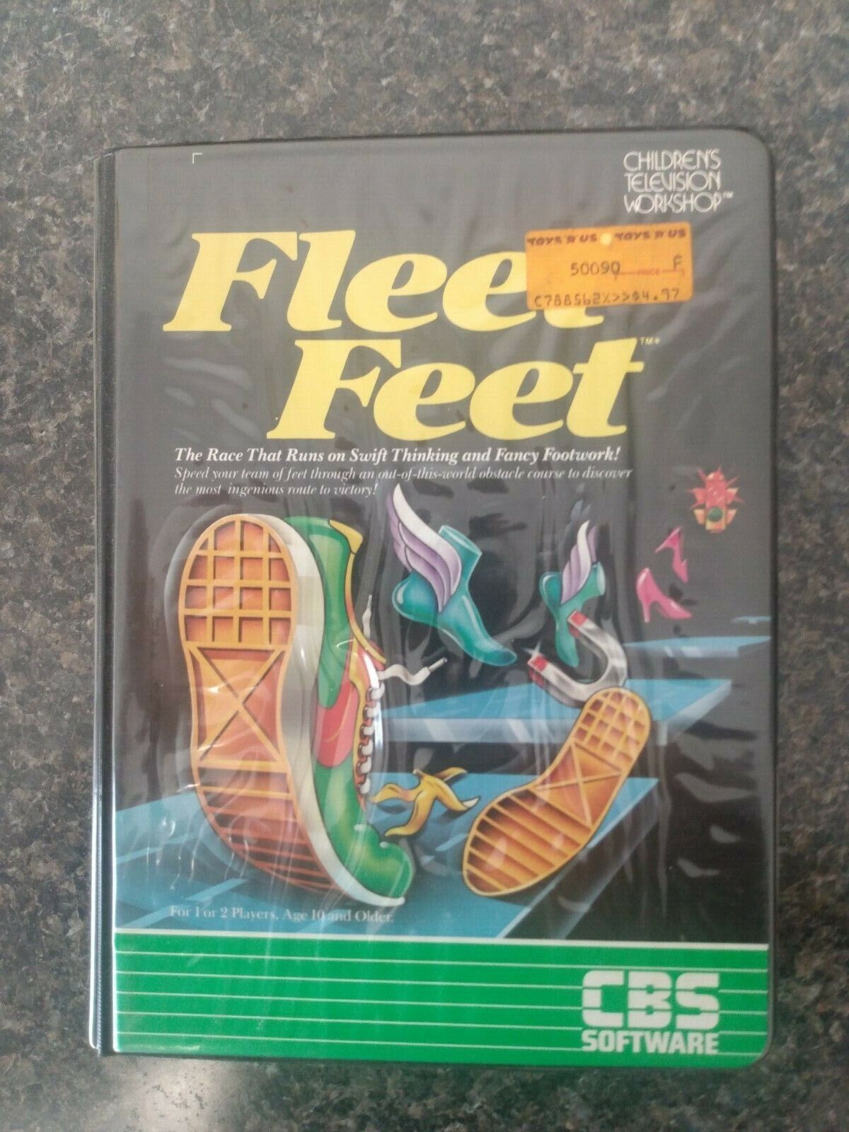 Rare Commodore 64 Fleet Feet by CBS Software