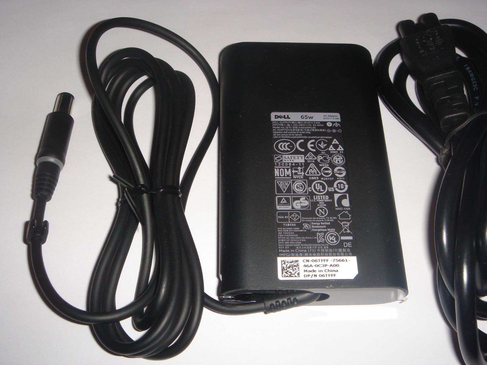Dell 65W Original Power Supply Inspiron 17Z 06TFFF PA-2E Slim Genuine New