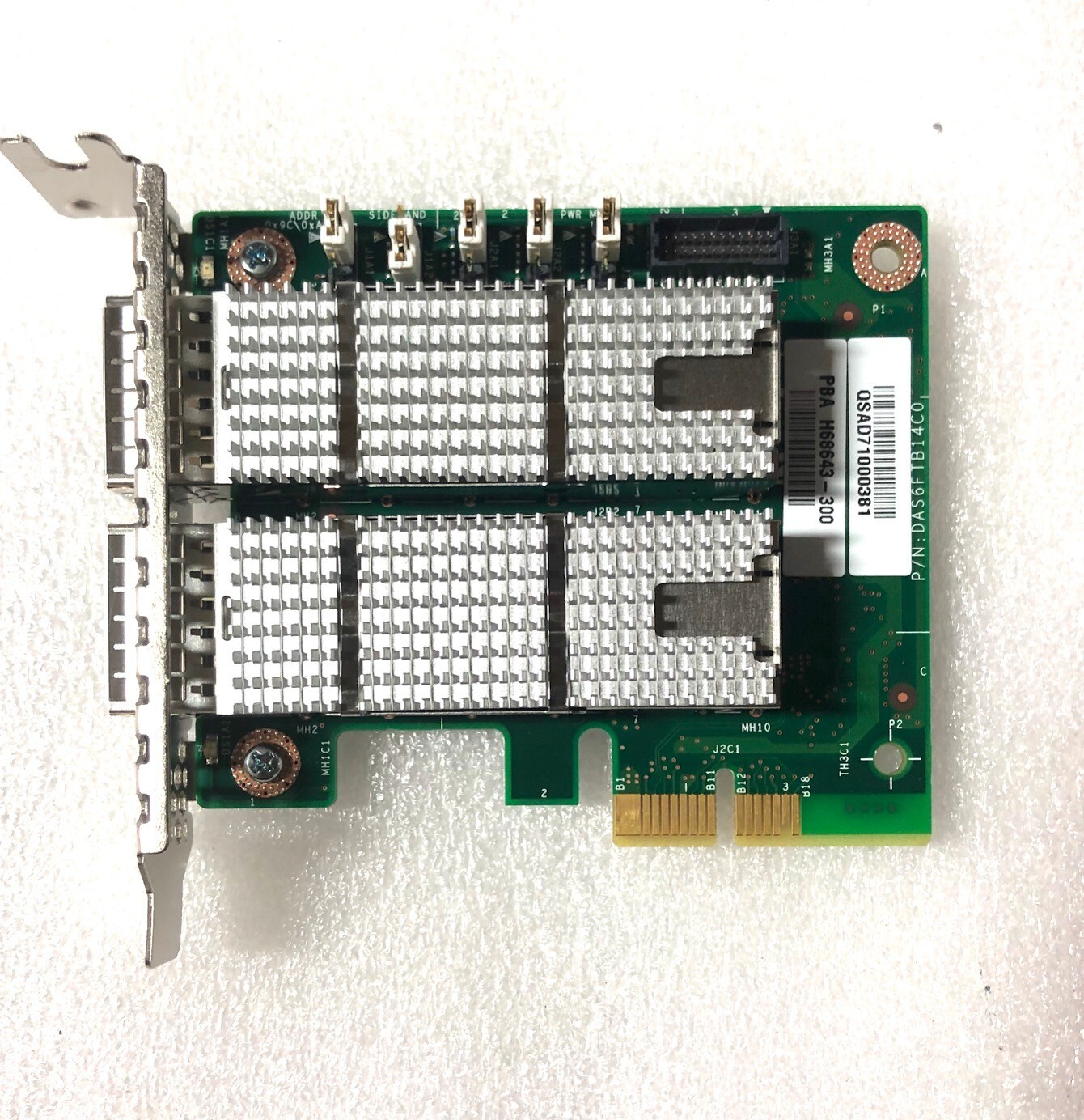 38049418 Fujitsu AXX2PFABCARD PRIMERGY CX1640 M1  2-PORT IFT CARRIER CARD NEW~