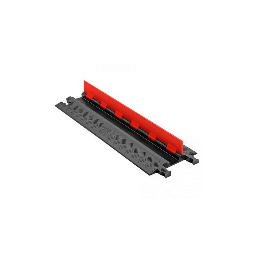 CHECKERS GD1X75-ST-O/B Cable Protector,Hinged,1 Channel,3 ft. 22F231