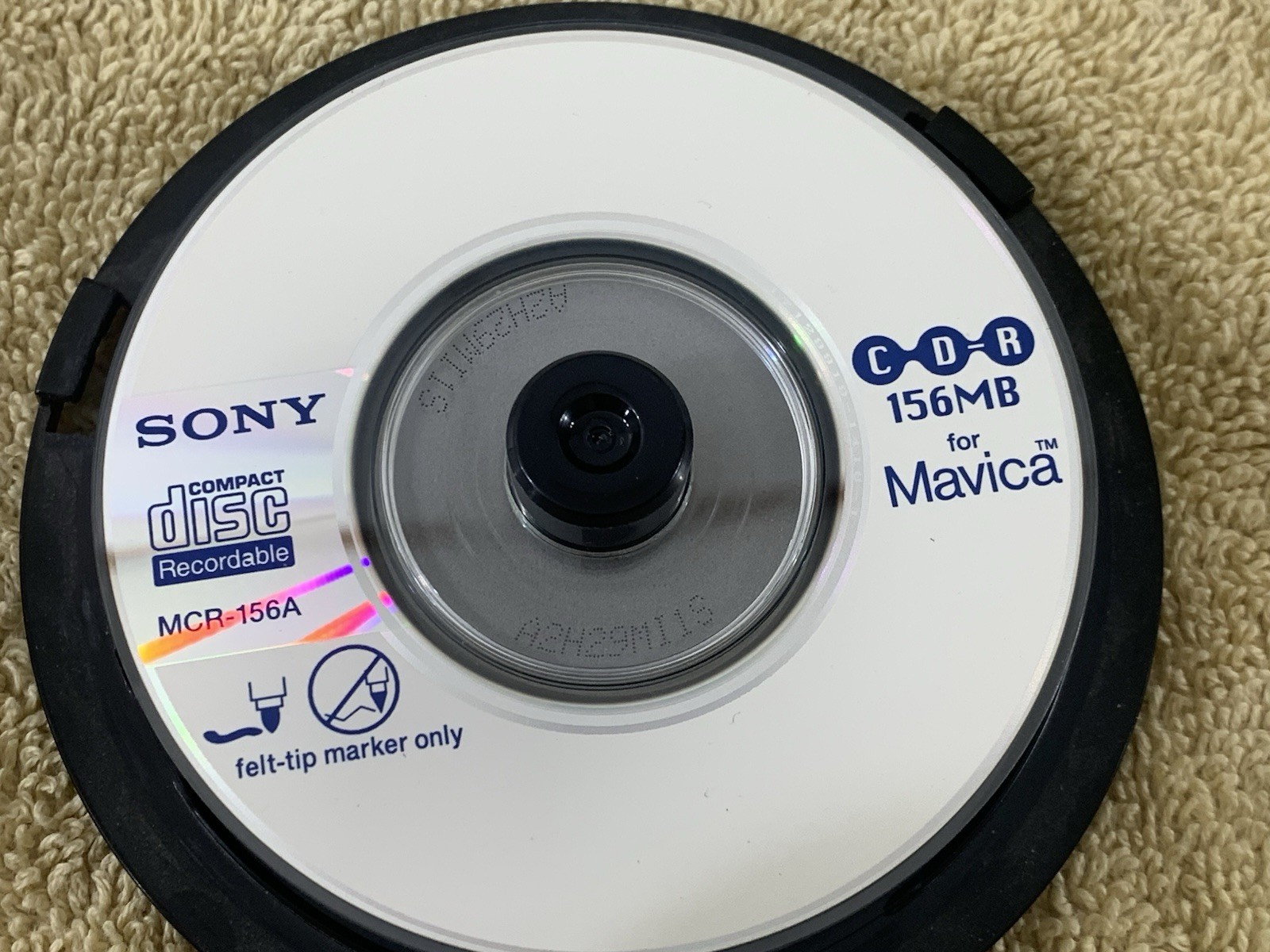 2 - New Sony Mavica CD-R Blank Media Discs in Open Spindle Package