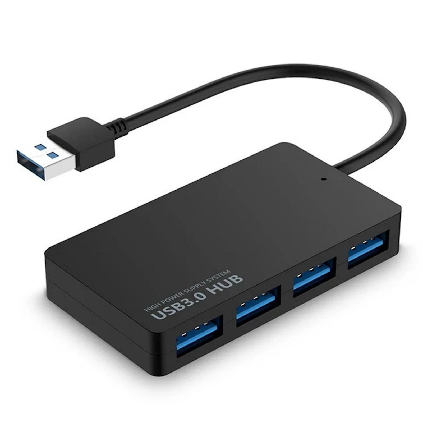 4 Port USB 3.0 Hub High-Speed Data Transfer & Multi-Device Connectivity