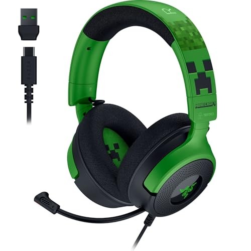 05180200 - Razer Kraken V4 X Wired 40 mm Mic Memory Foam RZ04