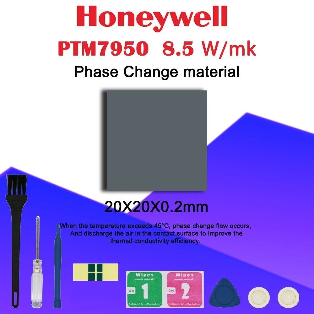 PTM7950 Phase Change Thermal Pad 8.5W/mK CPU GPU Heatsink Cooling Sheet