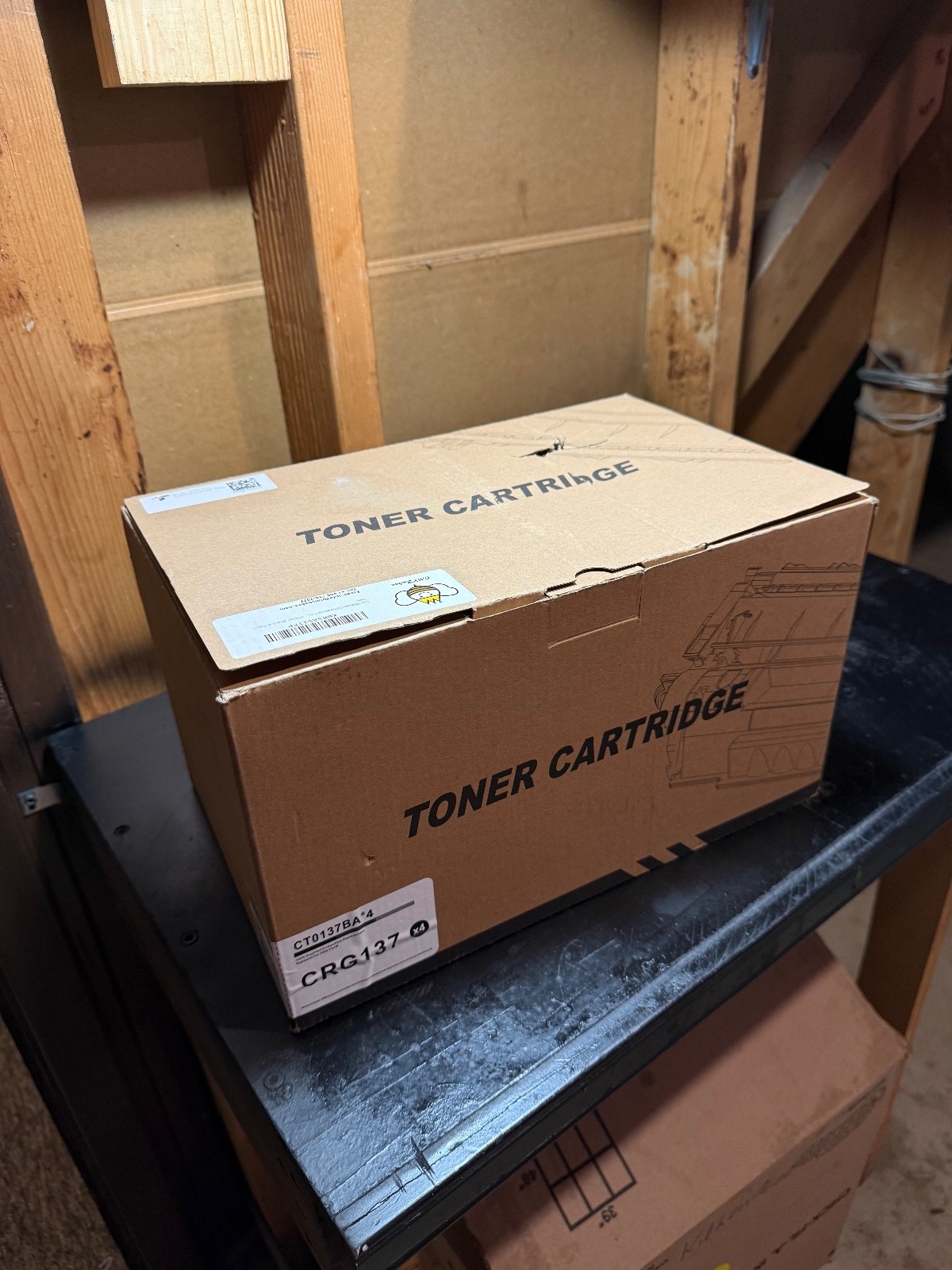 CRG-137 Ink Toner Cartridge - BLACK - 1-Pack factory sealed and in original box