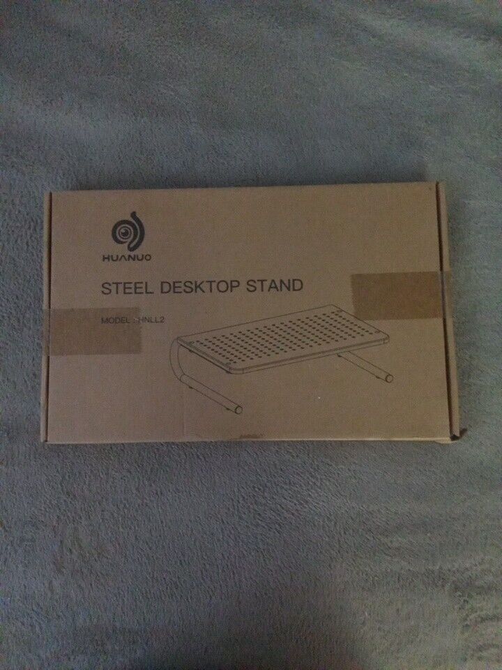 New in box steel Desktop stand, Monitor Stand Riser, Laptop Shelf w/Vented Metal