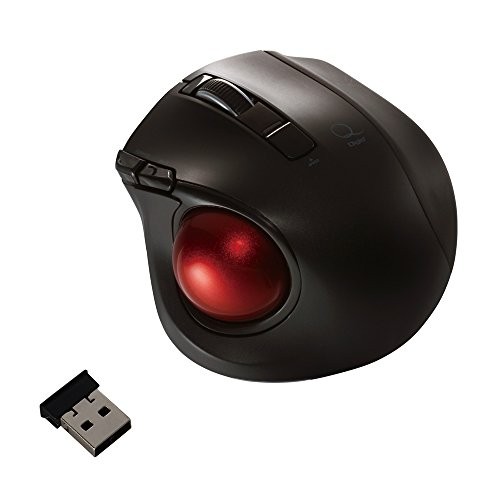 Digio2 Q Mini Trackball 2.4GHz Wireless Mouse Quiet 5 Buttons / Nakabayashi