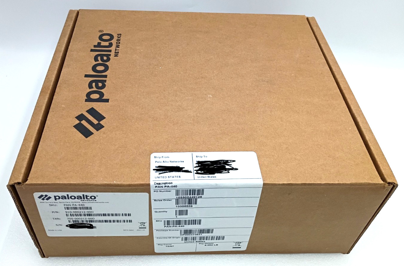 Palo Alto PA-440 Next-Gen Firewall PAN-PA-440 Complete NEW IN BOX FACTORY SEALED