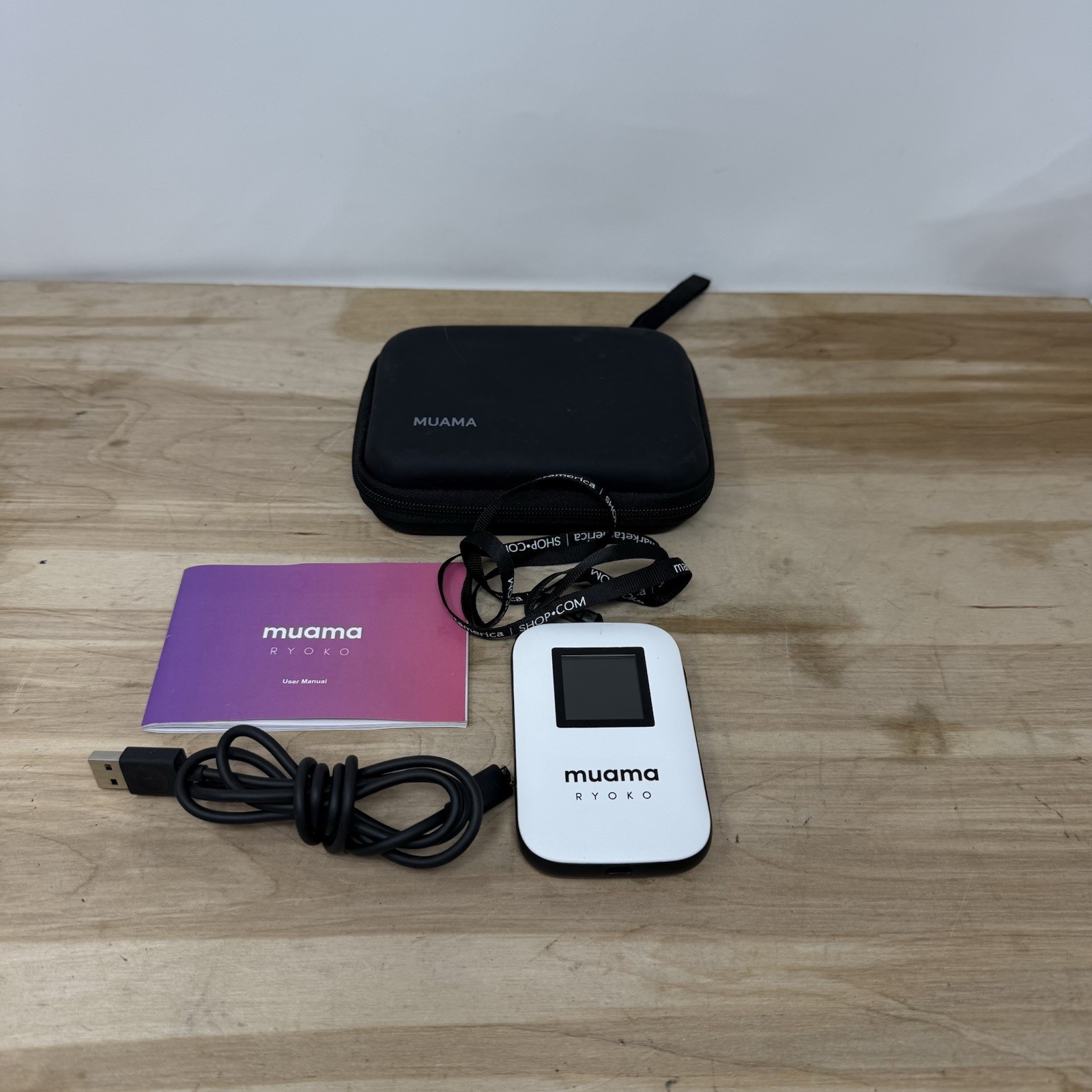 Muama Ryoko 4G LTE Mobile Portable Wireless WiFi Router White No Sim Card