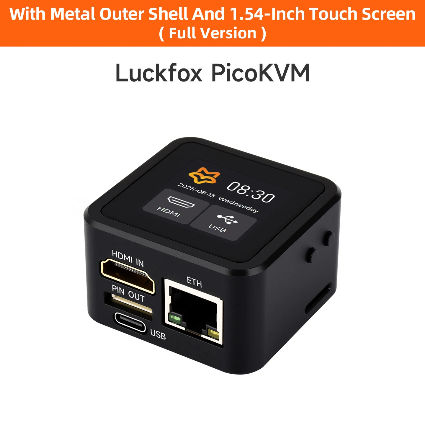 Luckfox PicoKVM Lightweight IP KVM Remote Management HDMI HID Tool