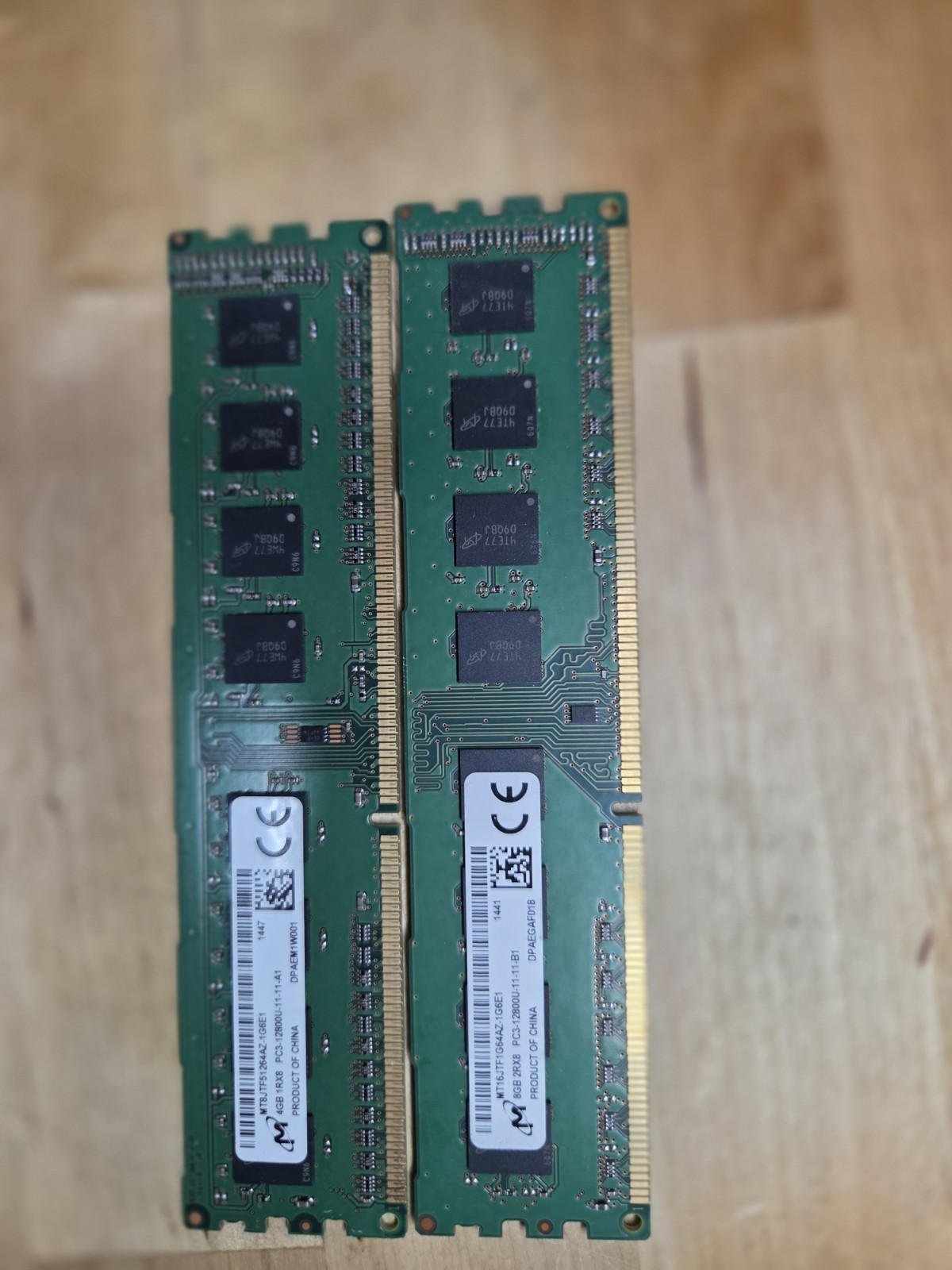Micron 12GB DDR3L-1600 RAM Kit 8GB + 4GB PC3L-12800U Desktop Memory