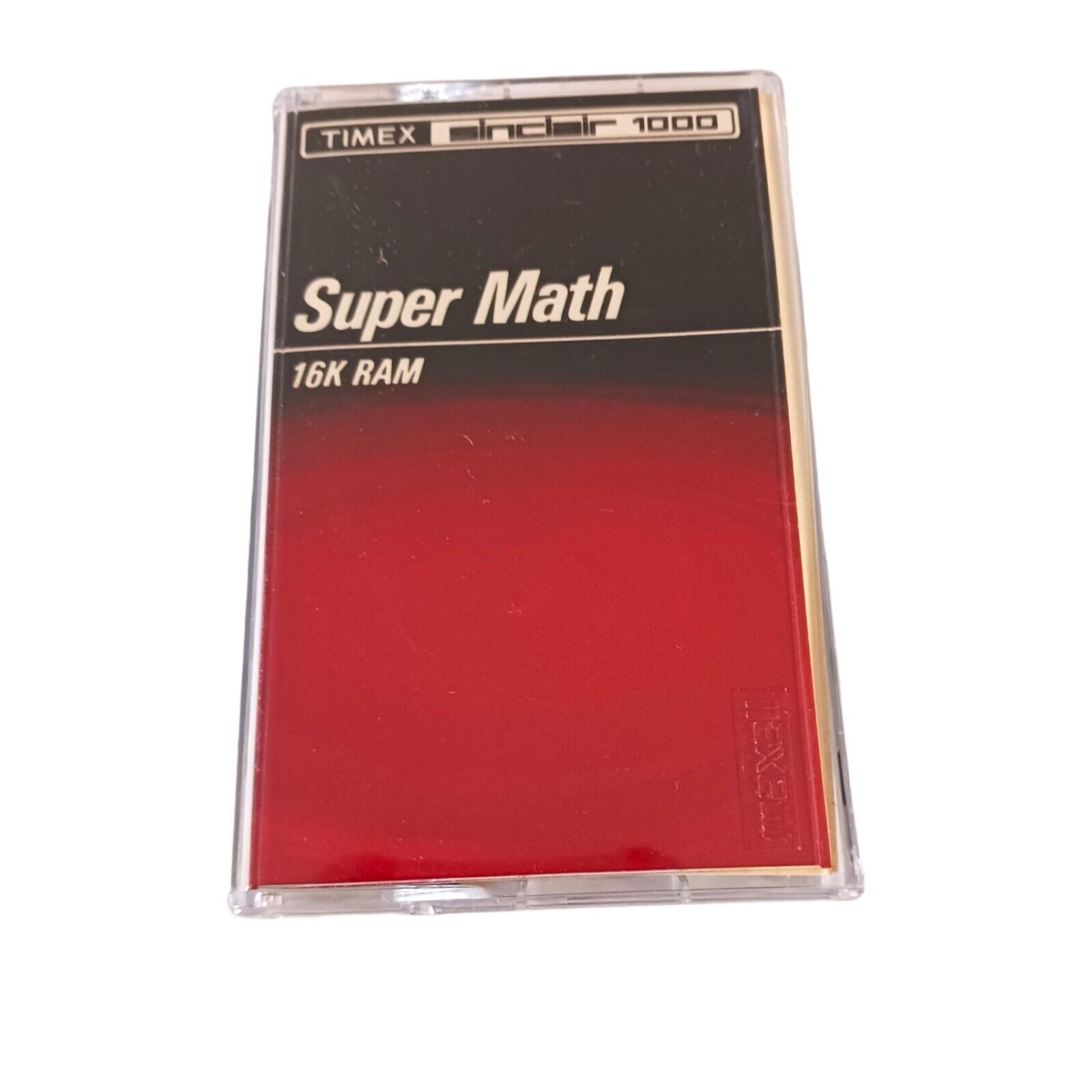 Super Math TIMEX SINCLAIR 1000 16K RAM Tape Software VTG