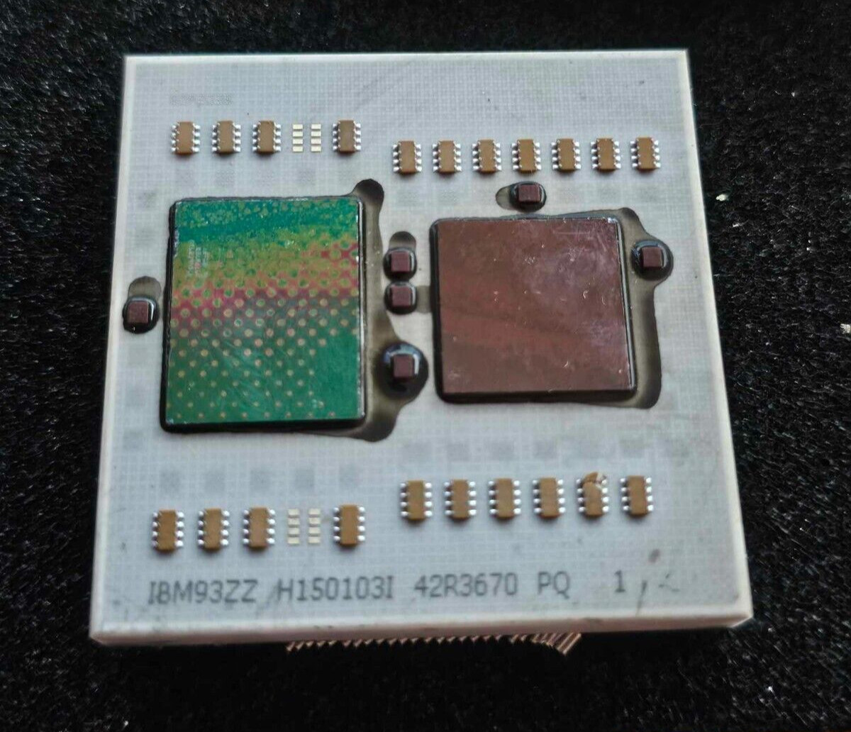 CLEAN RARE VINTAGE RETRO COLLECTOR IBM MCM Power5+ Ceramic CPU 1.9Ghz Dual Core