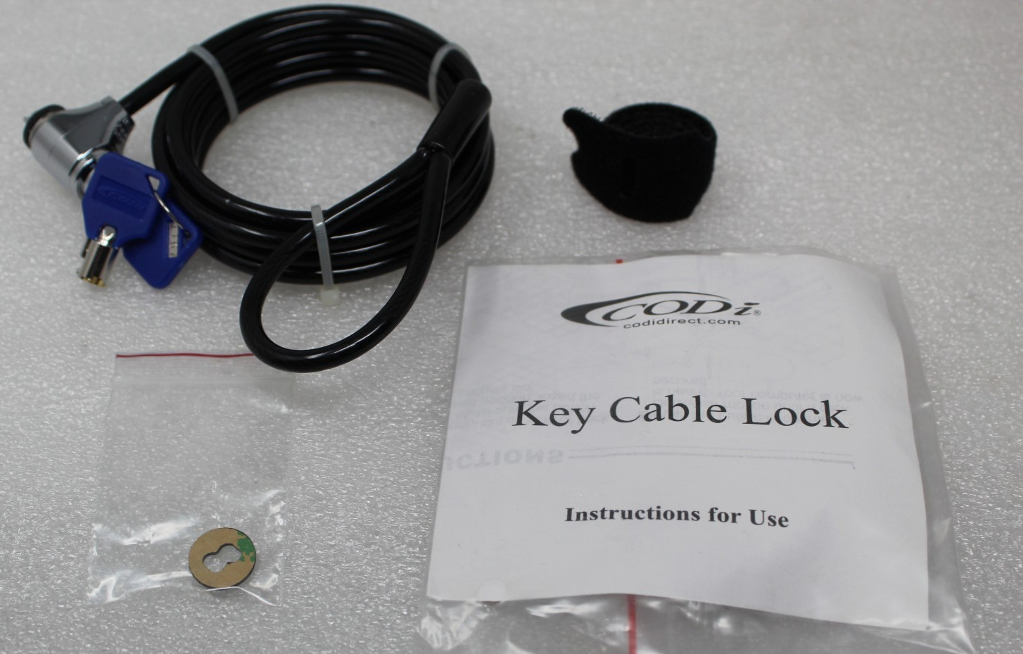 NEW CODI Security Laptop Key Cable Lock A02001 New