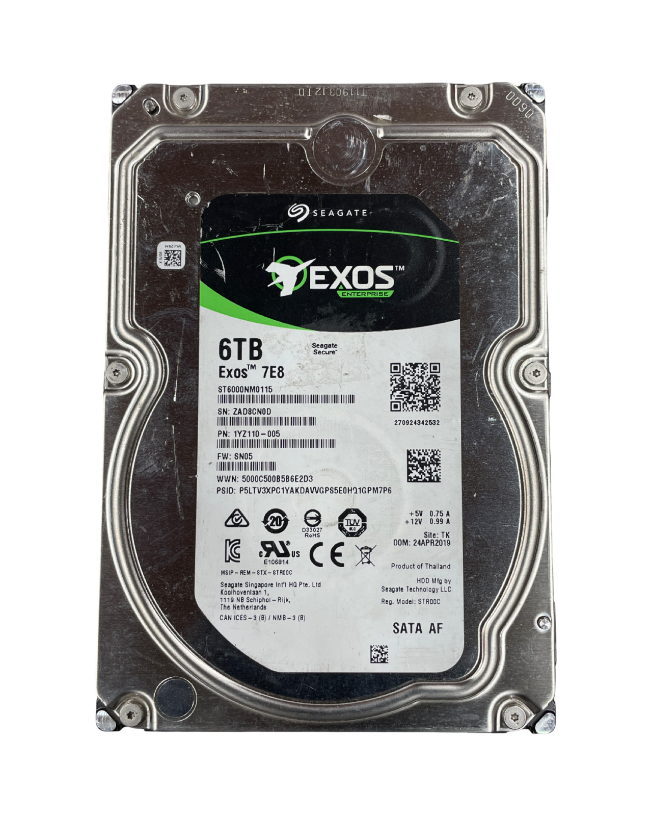 Seagate Exos 7E8 ST6000NM0115 6TB 3.5" Hard Drive #21