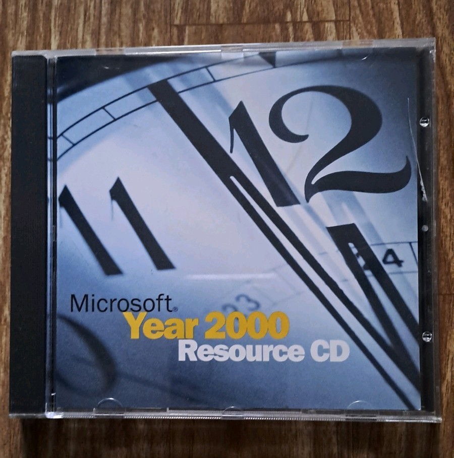 Vintage 1999 Microsoft Year 2000 Resource CD Y2K Software
