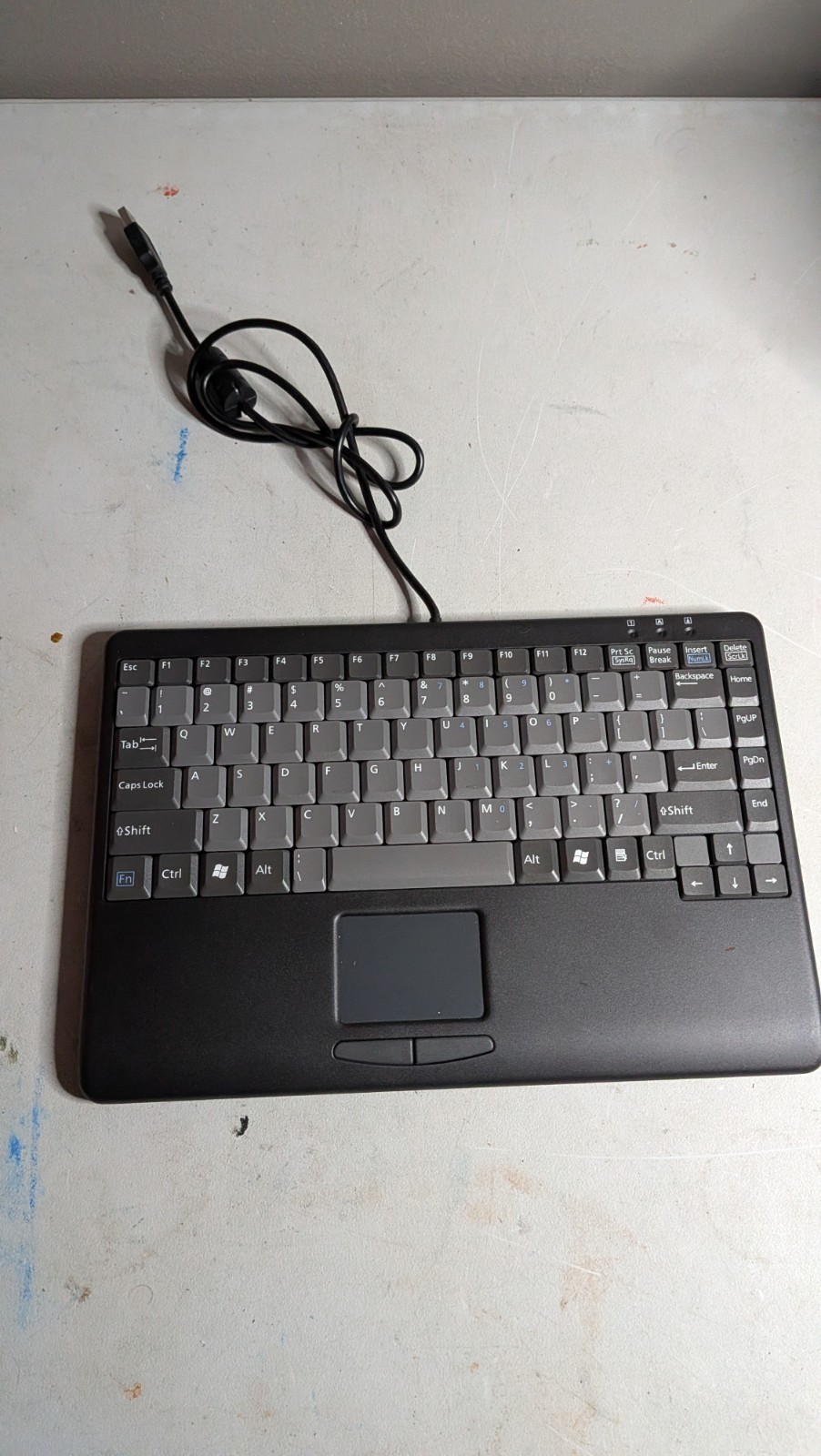 Genuine Motion Computing KB-1011 USB Keyboard Gray