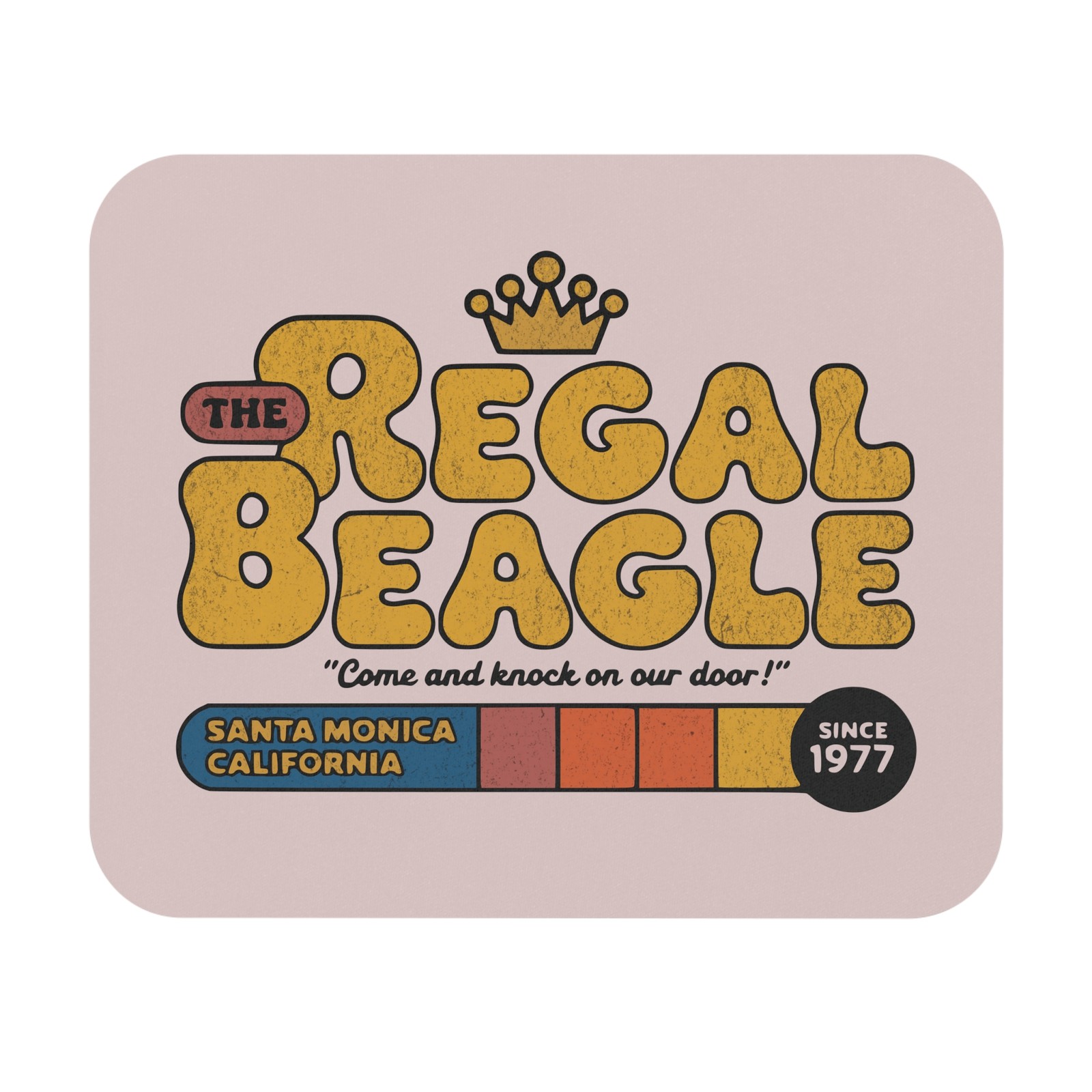 The Regal Beagle Mouse Pad | 1/16" Thick Mousepad 9" x 8"