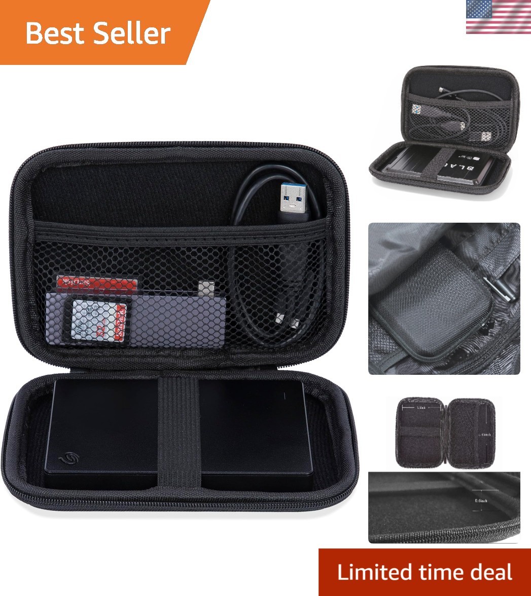 Hard Shell Travel Case for Seagate Portable 1/2TB 5TB External Hard Drive,for...