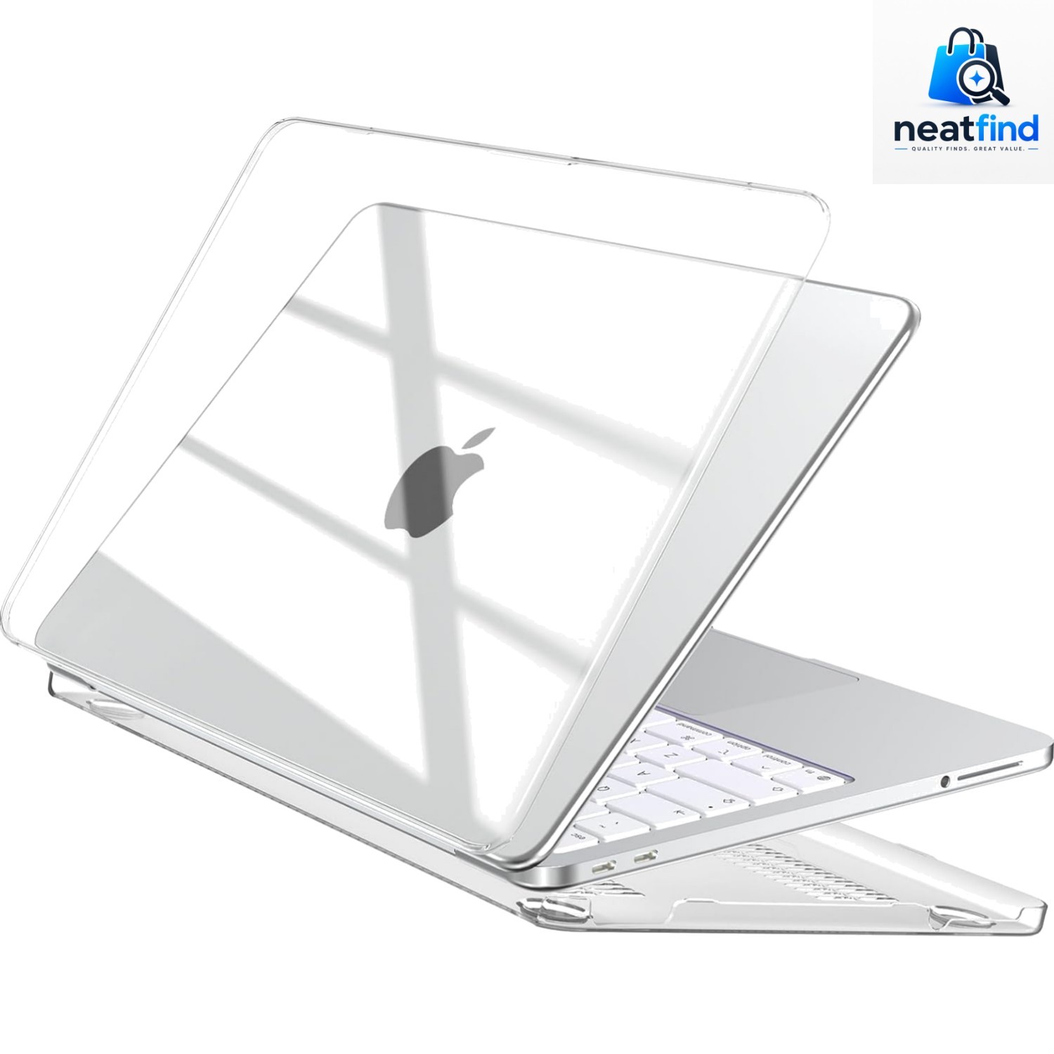Lightweight Crystal Clear Case for MacBook Neo 13-Inch 2026 - Easy Installation