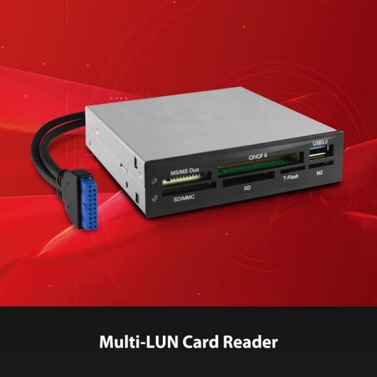 Vantec UGT-CR940 USB 3.0 Multi-LUN Memory Internal Card Reader