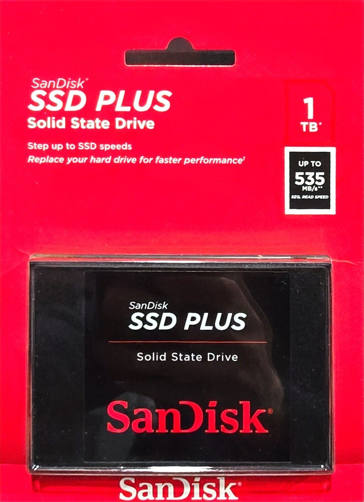 SanDisk SSD Plus 1TB 2.5 inch SATA III SSD (SDSSDA-1T00-G27) (UNOPENED) NEW