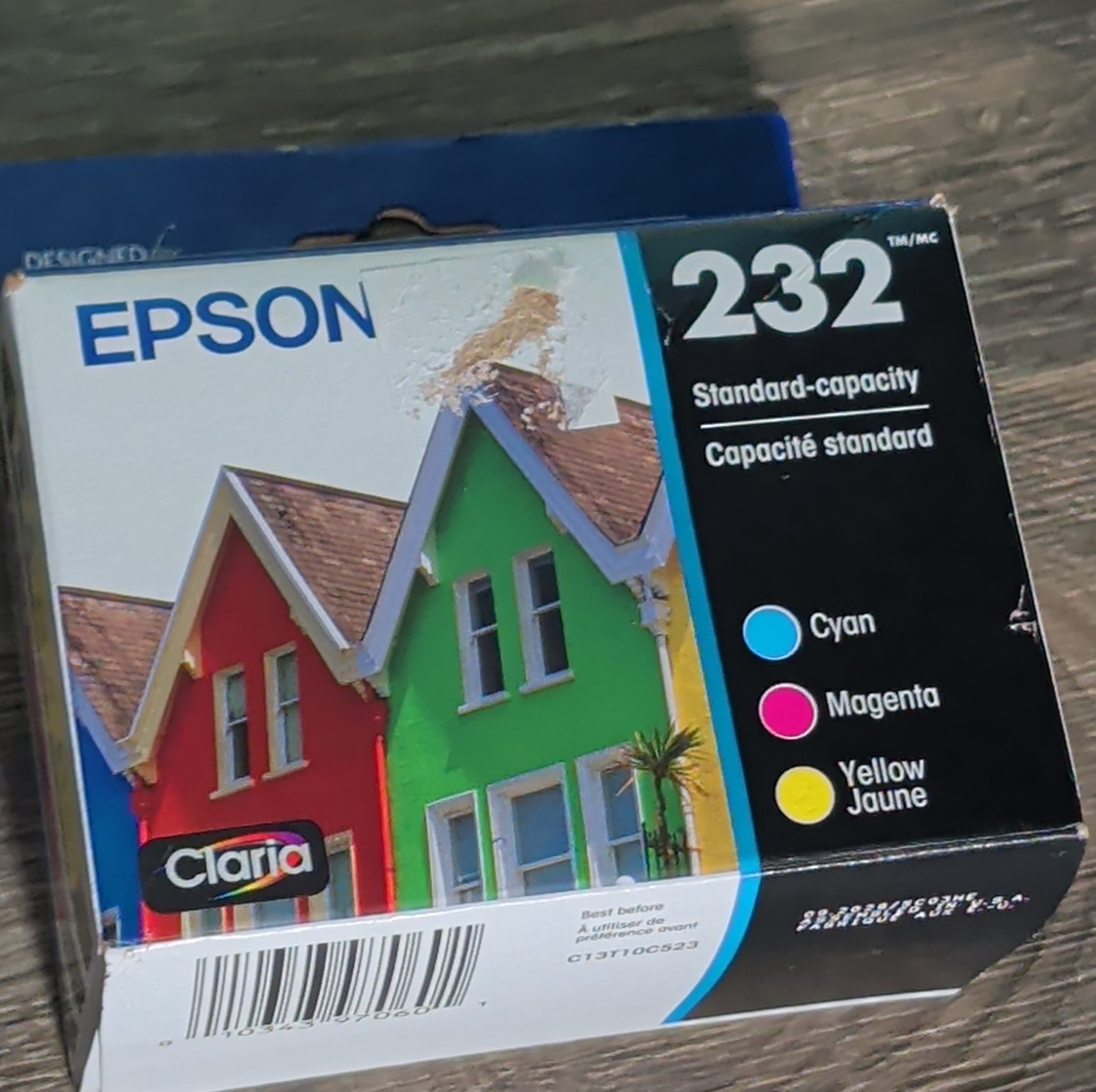Epson Claria Ink Color Cartridges 232 Cyan Magenta Yellow New Expires 09/2028