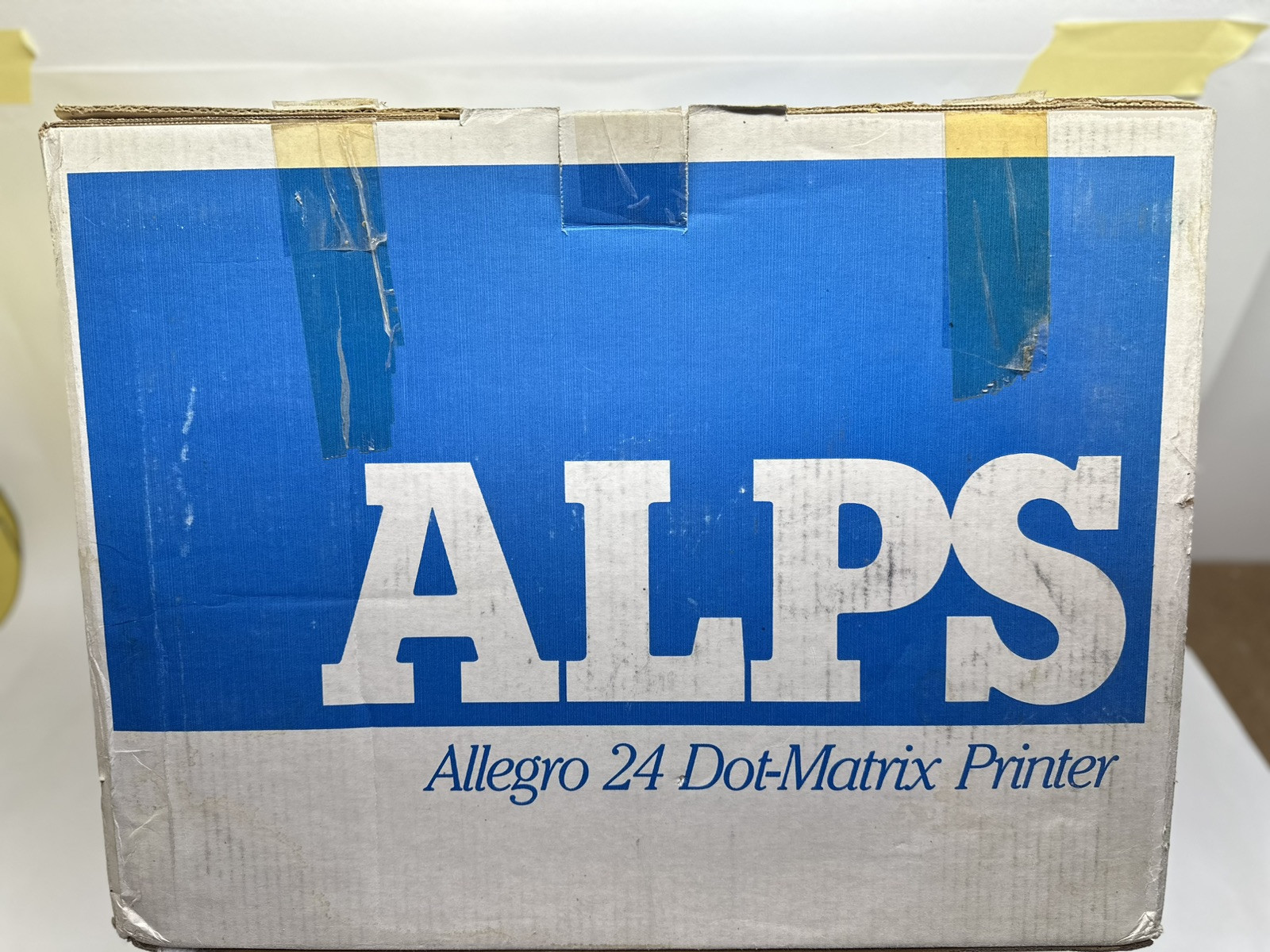 Vintage ALPS Allegro 24 Dot-Matrix Printer IBM PC in Original Box with Manual