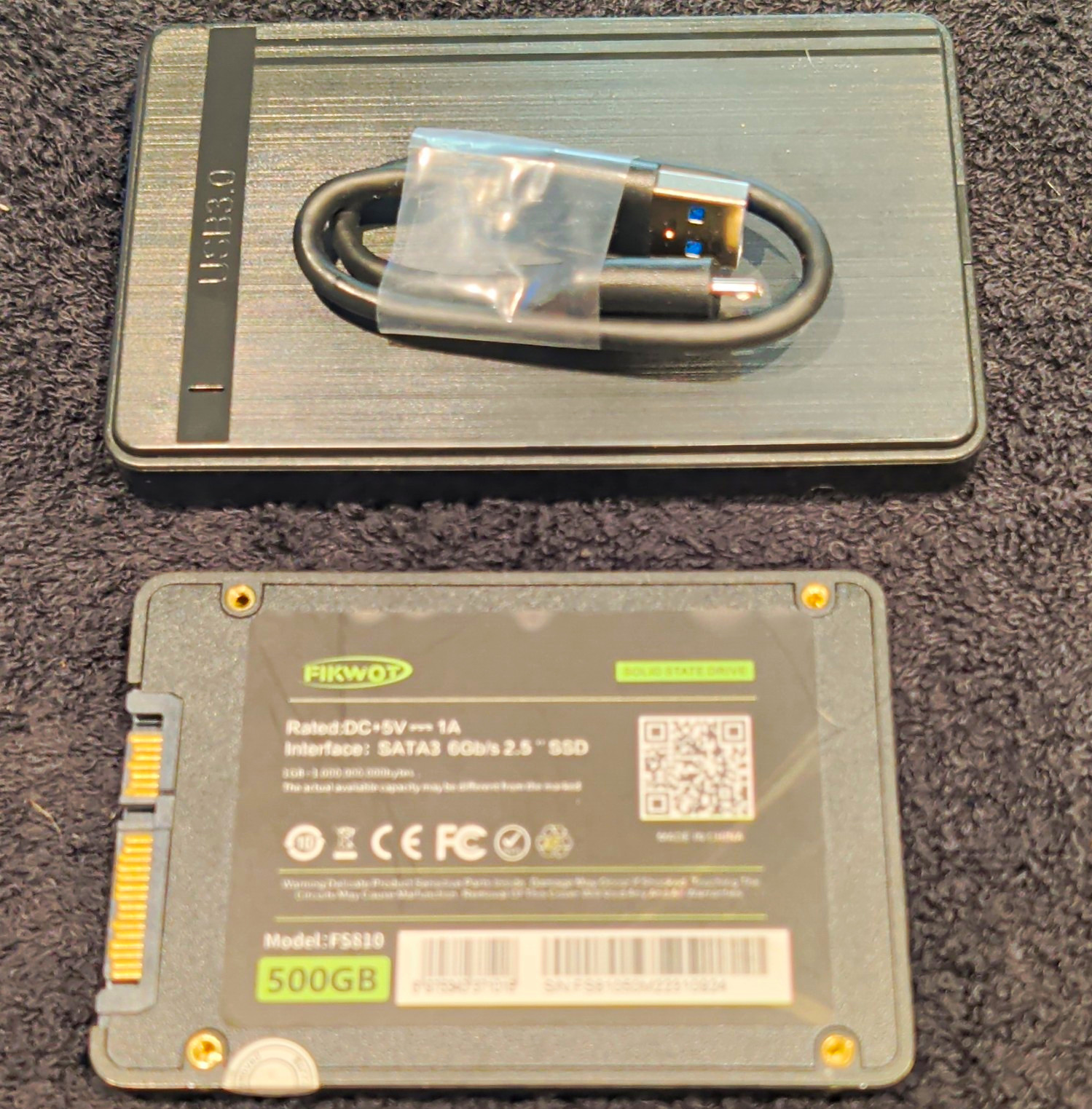 Fikwot FS810 500GB 2.5" SATA III Internal SSD for Laptop/PC Low Noise