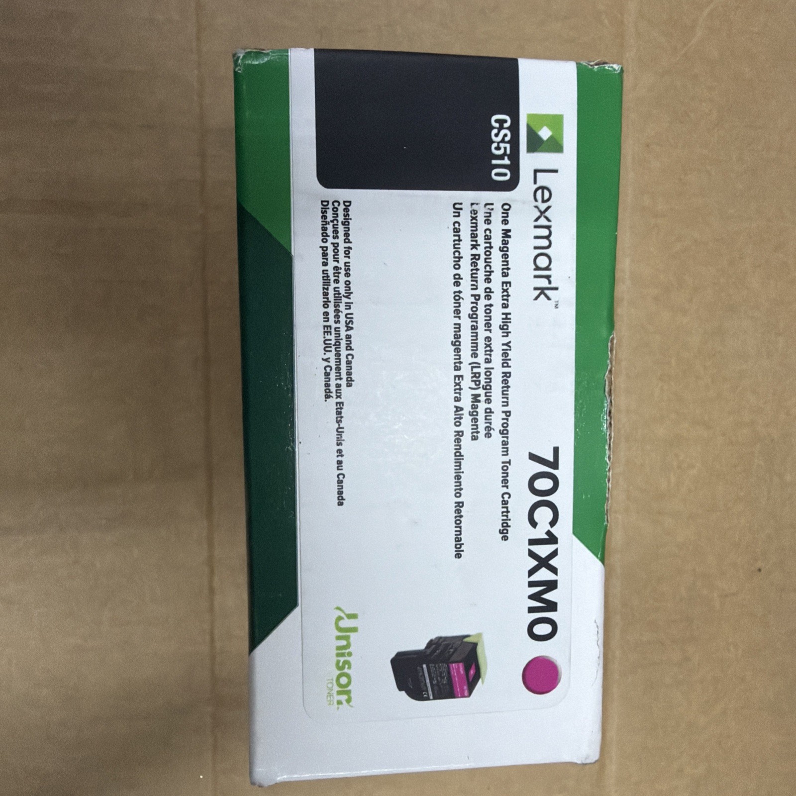Lexmark 70C1XM0 High Yield Toner - Magenta