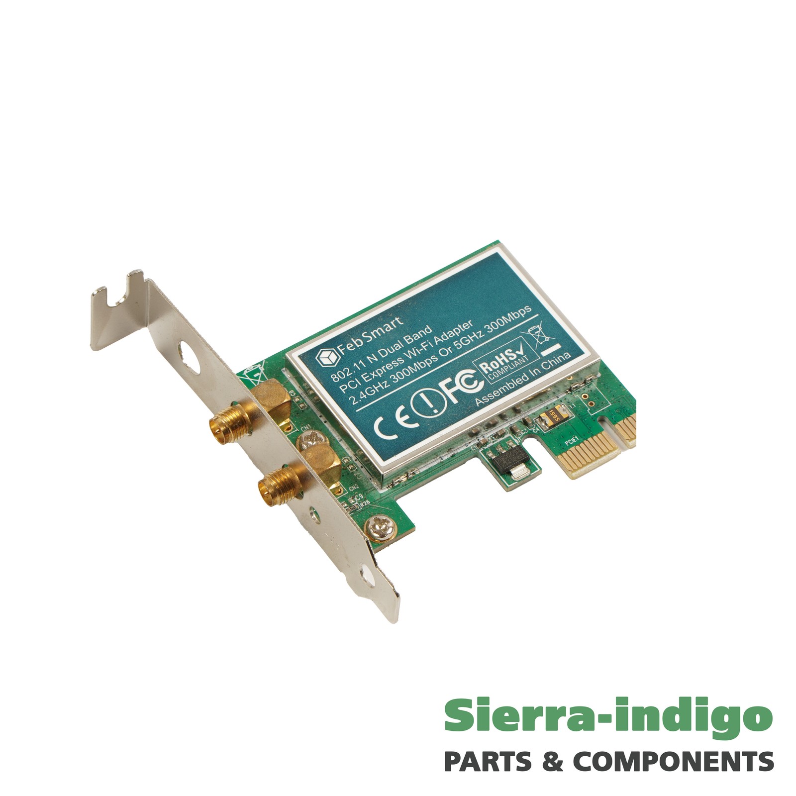 FebSmart FS-N600 Low Profile PCI-e Wireless Card without Antenna