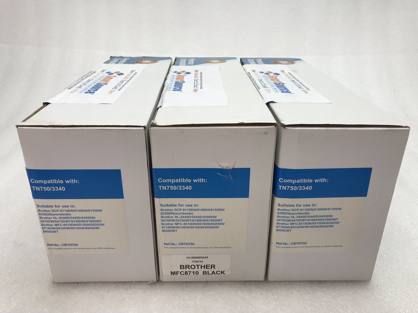 Lot of 3 New OEM Premium Compatible TN227 Toner Cartridge for Brother Printers