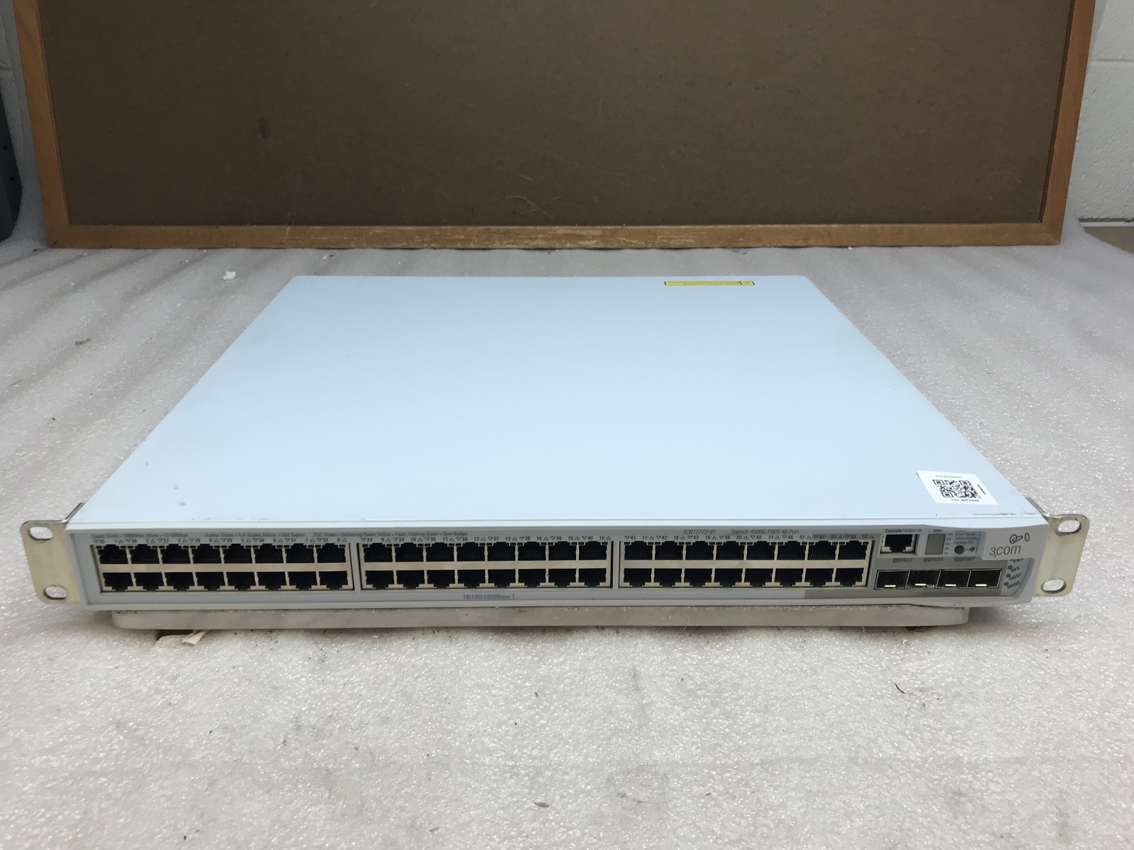 3Com 4500G PWR 48-Port Gigabit PoE Managed Switch 3CR17772-91