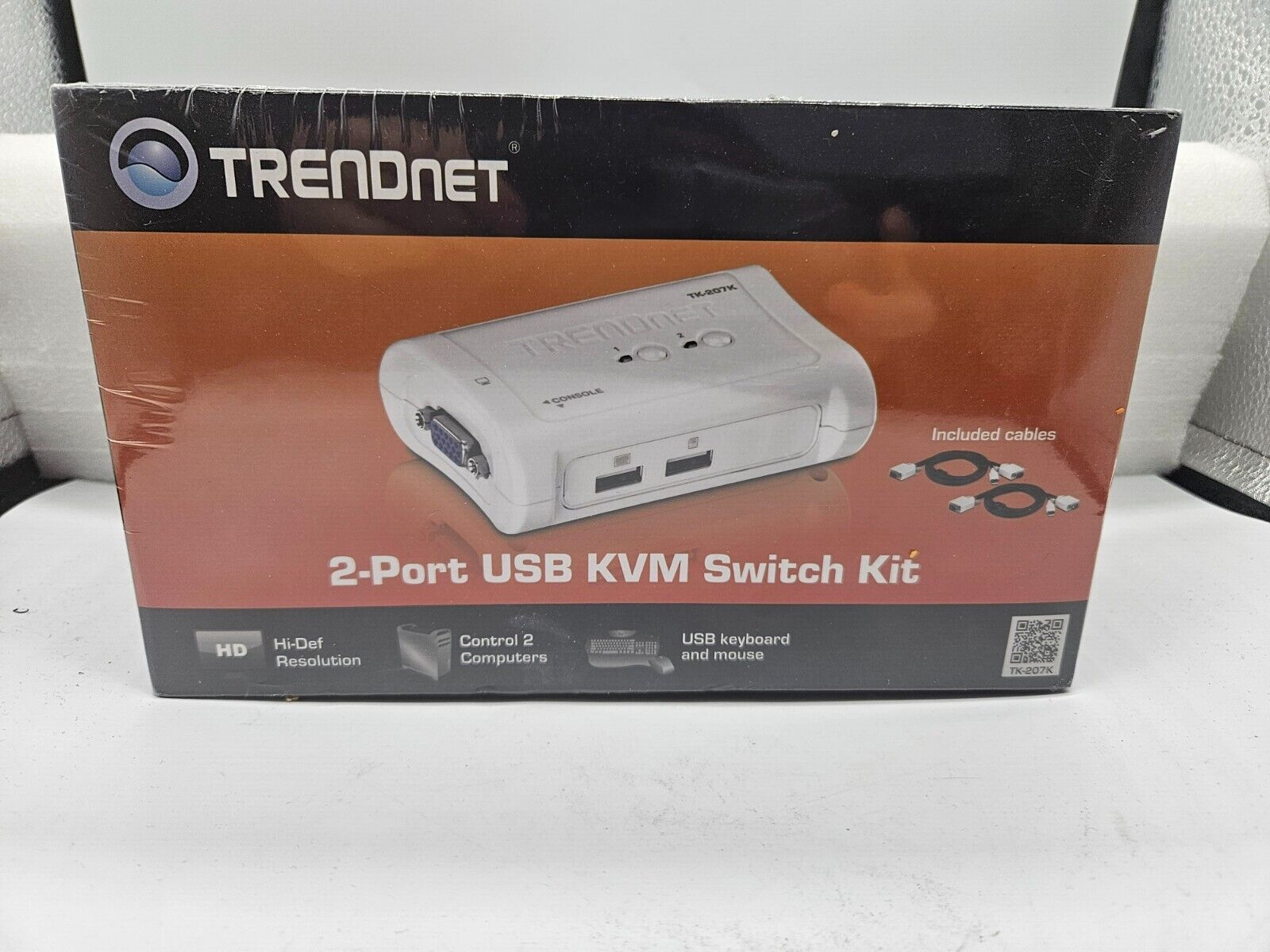 TRENDnet 2-Port USB KVM Switch