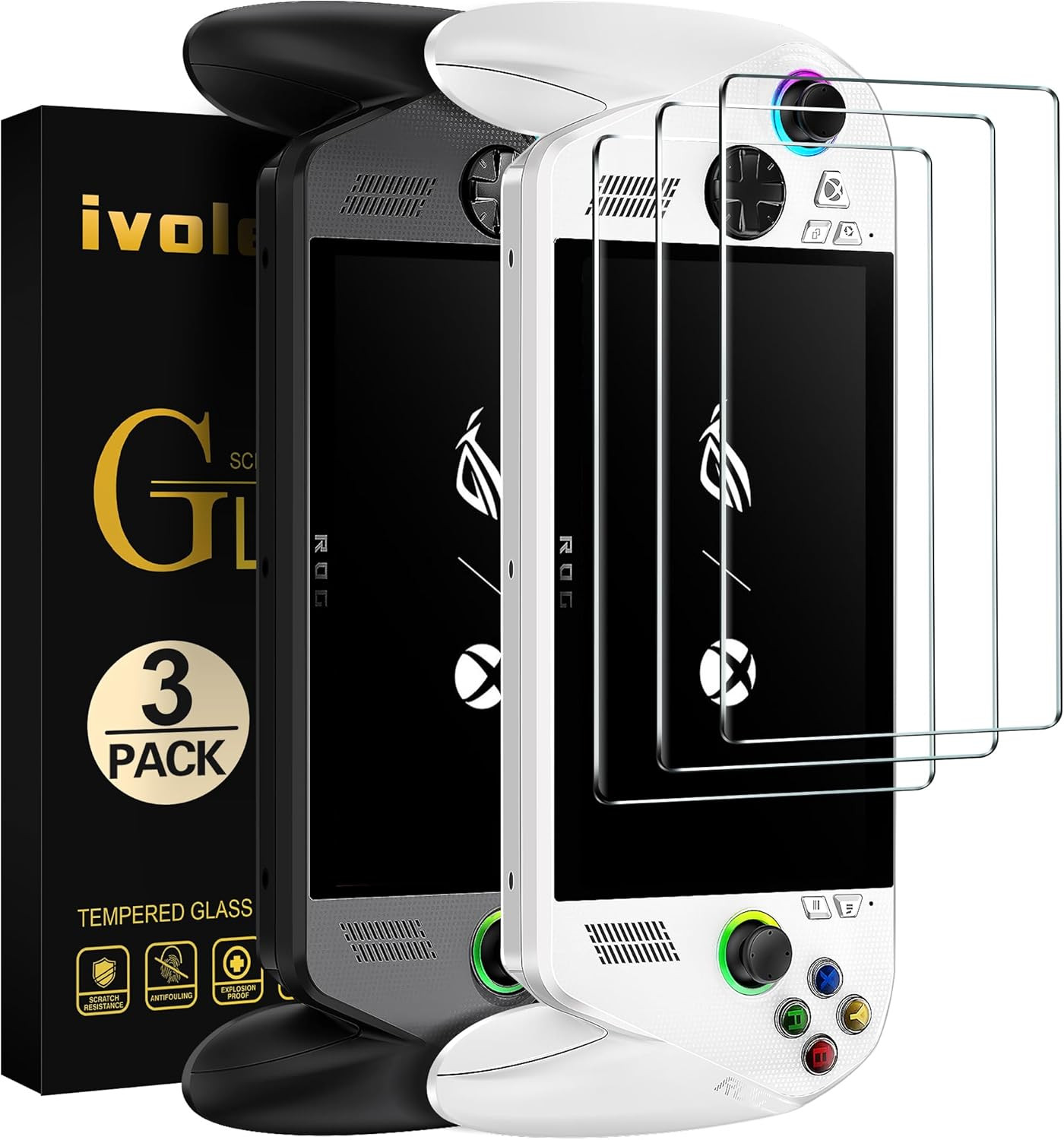 HD Clear Screen Protector for ASUS ROG Xbox Ally & Ally X 3-Pack