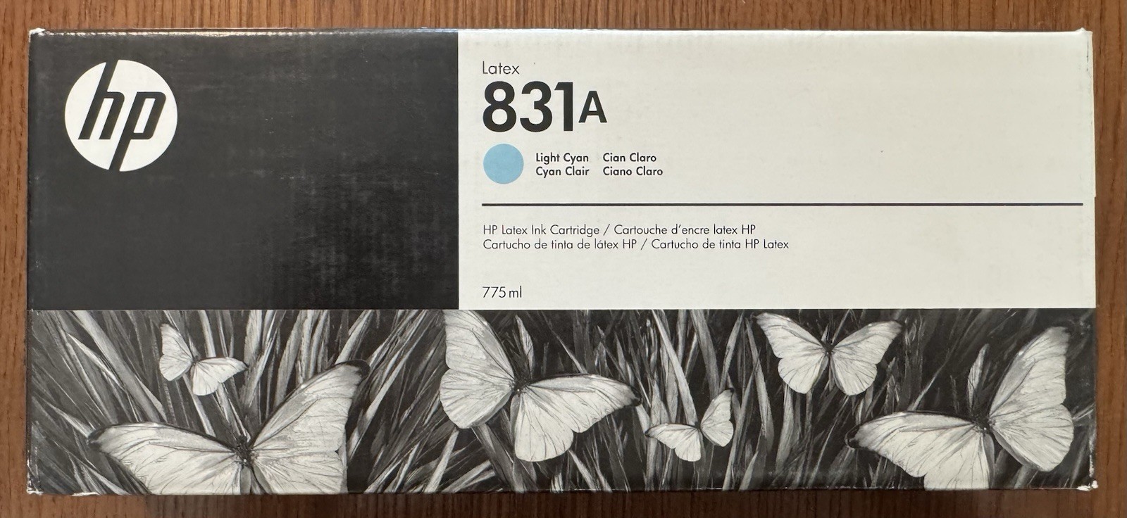 HP 831A Light Cyan Latex Ink Cartridge CZ686A 775ml- Expired OEM Genuine